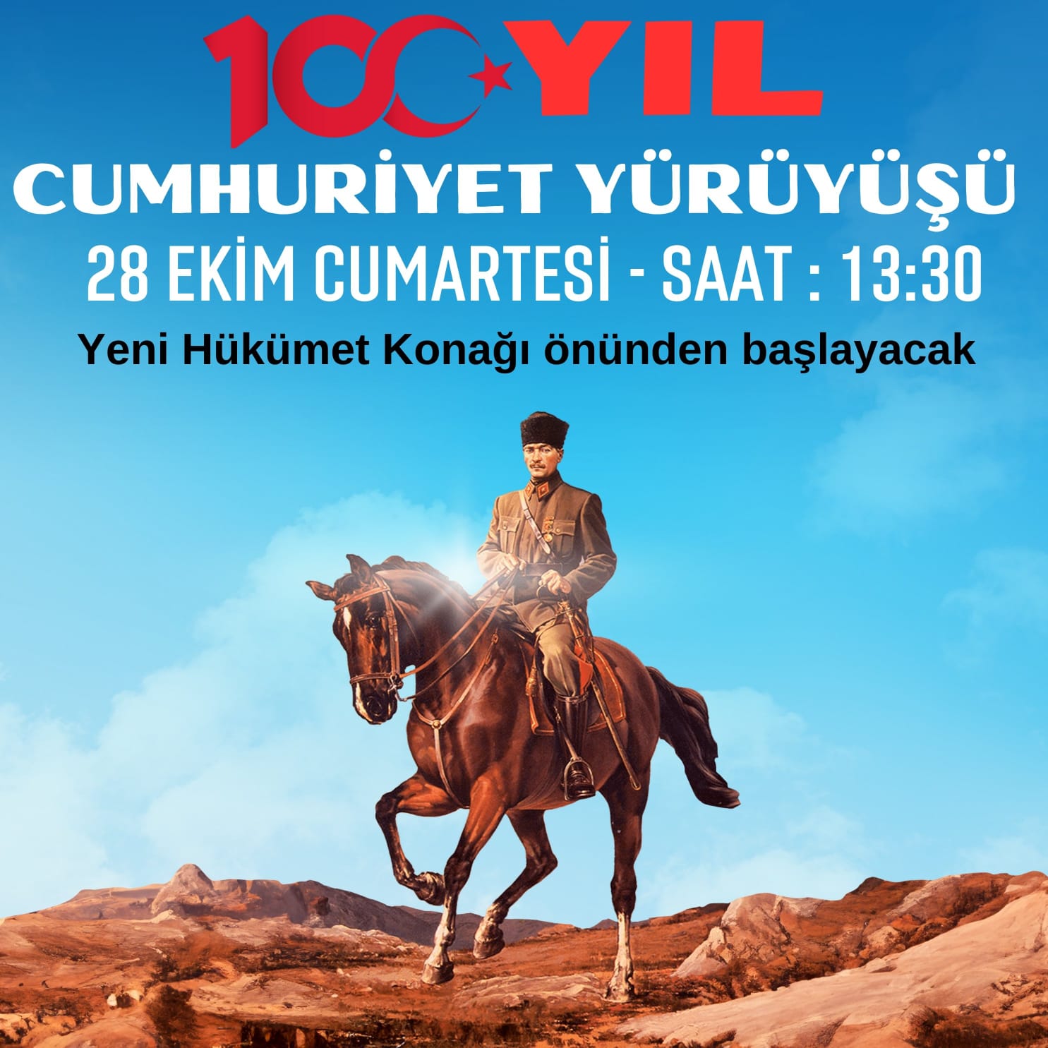 100.YIL CUMHURİYET YÜRÜYÜŞÜ (...)